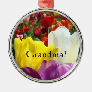 Grandma! gifts Ornaments Tulip Flowers Floral
