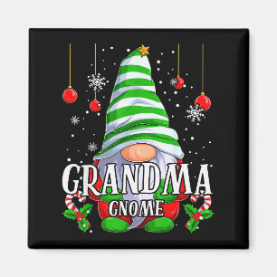 Grandma Gnome Christmas Pajamas Matching Family Gr Magnet
