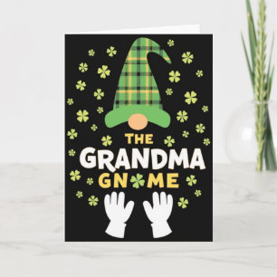 Grandma Gnome Lucky St Patricks Card