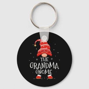Grandma Gnome Xmas Family Matching Funny Christmas Key Ring