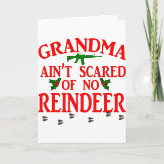 Grandma Got Ran Over Holiday Card