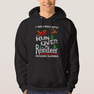 Grandma Got Run Over By A Reindeer Christmas So Pa Hoodie