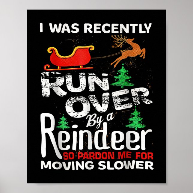 Grandma Got Run Over By A Reindeer Christmas So Pa Poster (Front)