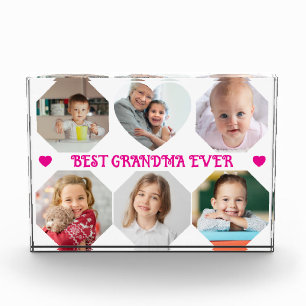 Grandma Grandchildren Custom Photo Block