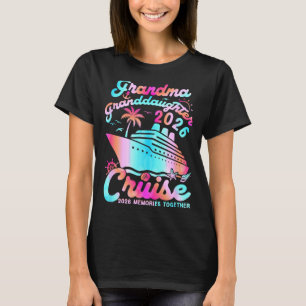 Grandma Granddaughter Cruise 2026 Memories Mothers T-Shirt