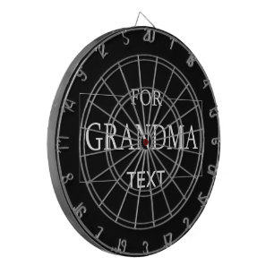 Grandma Grandmother Birthday Personalised Gift Dartboard