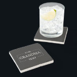 Grandma Grandmother Birthday Personalised Gift  Stone Coaster<br><div class="desc">You can customise it with your photo,  logo or with your text.  You can place them as you like on the customisation page. Modern,  unique,  simple,  or personal,  it's your choice.</div>