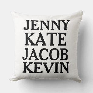 Grandma Grandmother custom name pillow