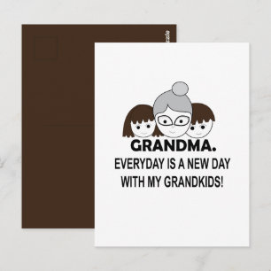 Grandma Grandmother Postcard