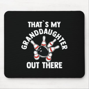 Grandma Grandpa Bowling Mouse Pad