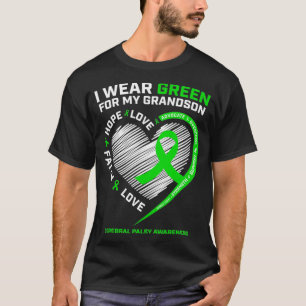 Grandma Grandpa Gift Green Grandson Cerebral T-Shirt