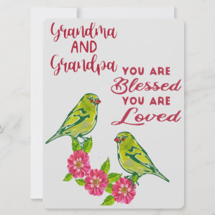 Grandma & Grandpa  Holiday Card