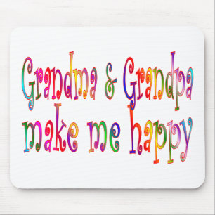 Grandma & Grandpa Mouse Pad