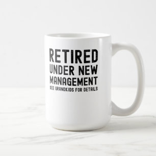 grandma grandpa retirement fathers mother's day coffee mug
