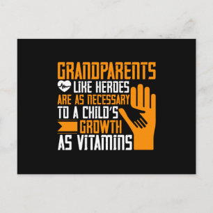 Grandma - Grandparents Like Heroes Postcard