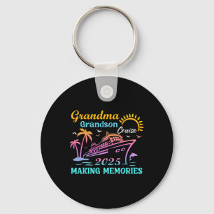Grandma Grandson Cruise 2025 Memories Ship Trip Va Key Ring