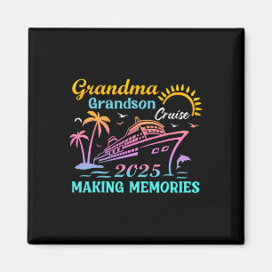 Grandma Grandson Cruise 2025 Memories Ship Trip Va Magnet