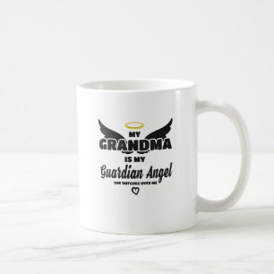 Grandma Guardian Angel Watches Over Me In Memory Coffee Mug