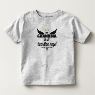 Grandma Guardian Angel Watches Over Me In Memory Toddler T-Shirt