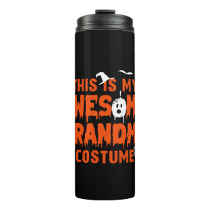 Grandma Halloween Costume Grandma Thermal Tumbler