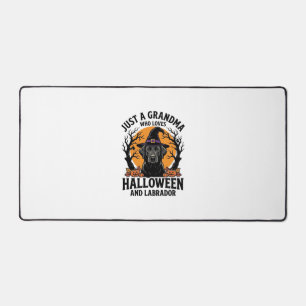 Grandma Halloween Labrador Funny Vintage_1 Desk Mat
