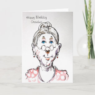 Grandma Happy Birthday Card