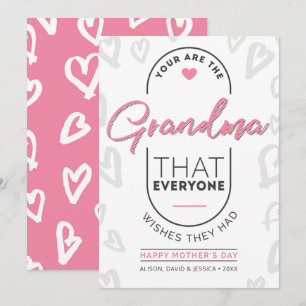 Grandma Happy Mother's Day  Holiday Card