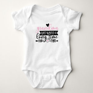 Grandma has waited a long time for this baby bodysuit