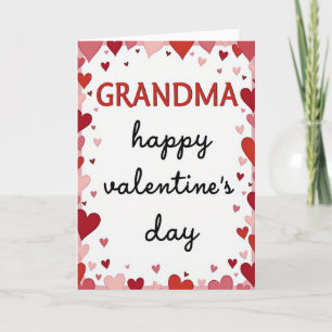 Grandma Heart Pattern Card