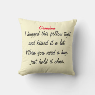 Grandma Hug Pillow: A Soft and Comforting Embrace Cushion