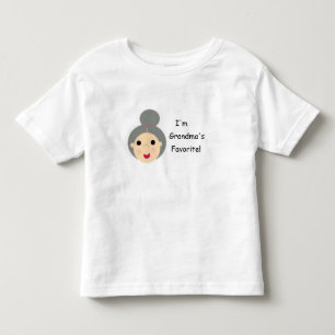 grandma, I'm, Grandma's, Favourite! Toddler T-Shirt