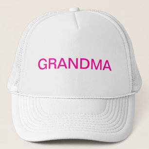 GRANDMA in pink lettering Trucker Hat