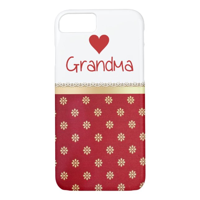 Grandma iPhone 7 Phone Case (Back)
