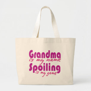 Grandma is my Name Large Tote Bag
