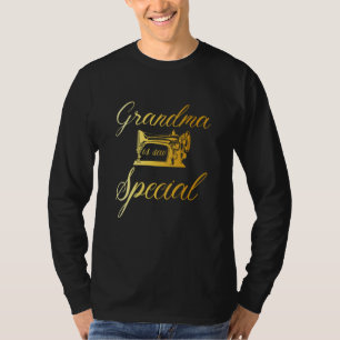 Grandma Is Sew Special Cute Grandma Sewing Machine T-Shirt