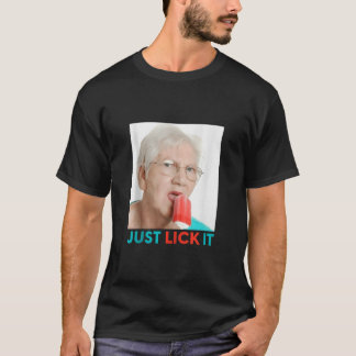 Grandma Just Lick It Grandma Licks Ice Cream Meme  T-Shirt