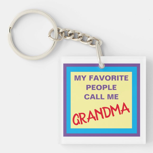 GRANDMA KEY RING (Front)