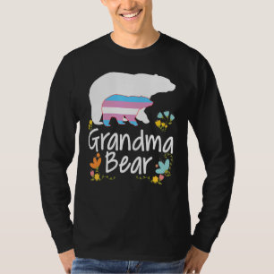 Grandma Lgbt Bear Transgender Rainbow Lgbt Gay Les T-Shirt