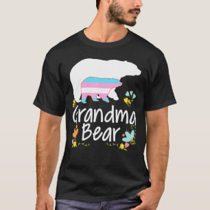 Grandma Lgbt Bear Transgender Rainbow Lgbt Gay Les T-Shirt