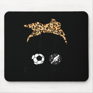 Grandma Life Hair Funny Soccer Track And Field Mouse Pad