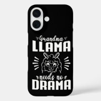 Grandma Llama Needs No Drama Cute Llama Birthday