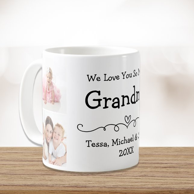 Grandma Love You Personalised Photo Coffee Mug (Creator Uploaded)