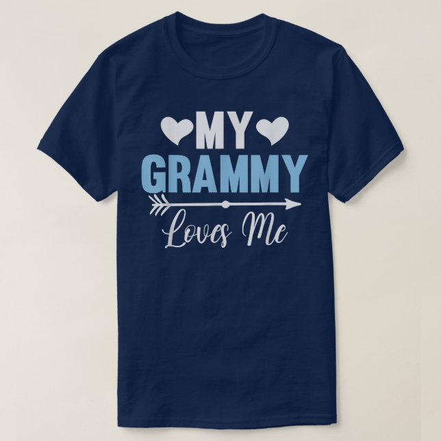 Grandma Lover Grandchild Mothers Day Kids My Gramm T-Shirt (Design Front)