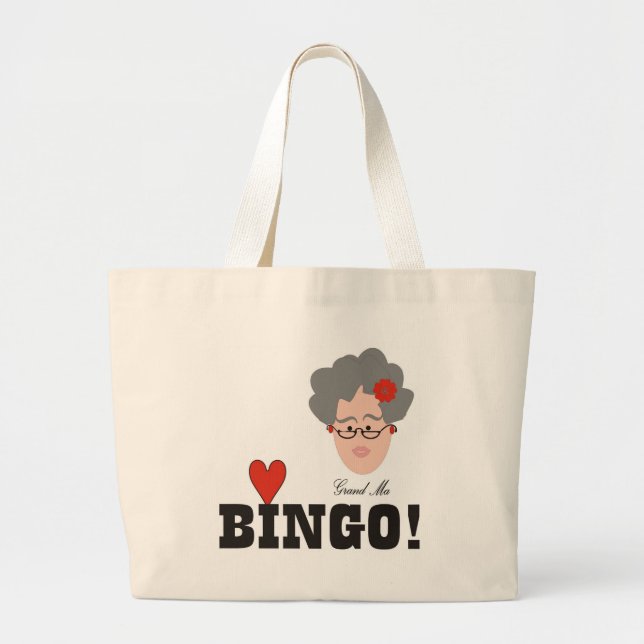 Grandma Loves Bingo Bag (Front)