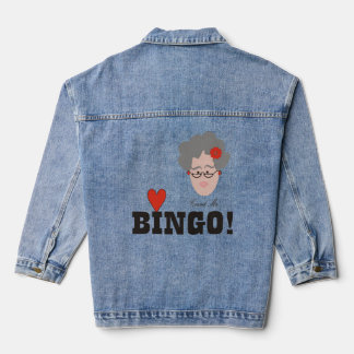 Grandma Loves Bingo Denim Jacket