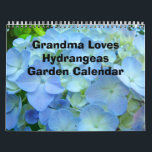 Grandma Loves Hydrangeas Garden Calendar<br><div class="desc">Grandma Loves Hydrangeas Garden CALENDARS HYDRANGEA FLOWERS Calendars, Blue Pink colourful Hydrangeas Flowers Calendar, Gift Calendars, Christmas Gifts, OFFICE ART, Corporate Client Git Calendars, Artwork Calendars, White Pink Purple Blue Hydrangeas, Botanical Floral Flower Wall Calendars, Garden Landscapes. BASLEE TROUTMAN FINE ART COLLECTIONS. Bookmark this site for great gift ideas all...</div>