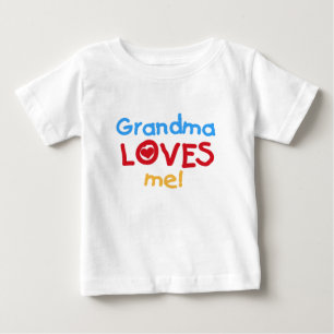Grandma Loves Me Baby T-Shirt