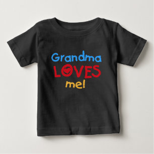 Grandma Loves Me Baby T-Shirt