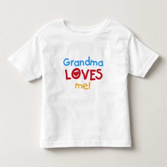 Grandma Loves Me T-shirts and Gifts (Front)