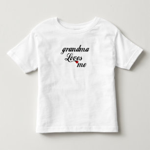 grandma Loves me Toddler T-Shirt
